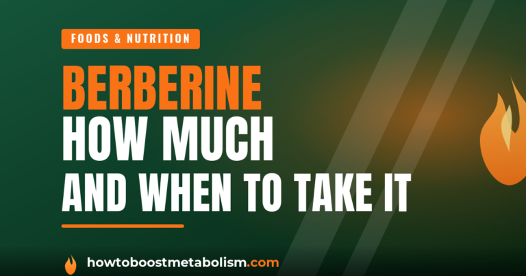 berberine dosage - capsules beside a glass of water and a meal