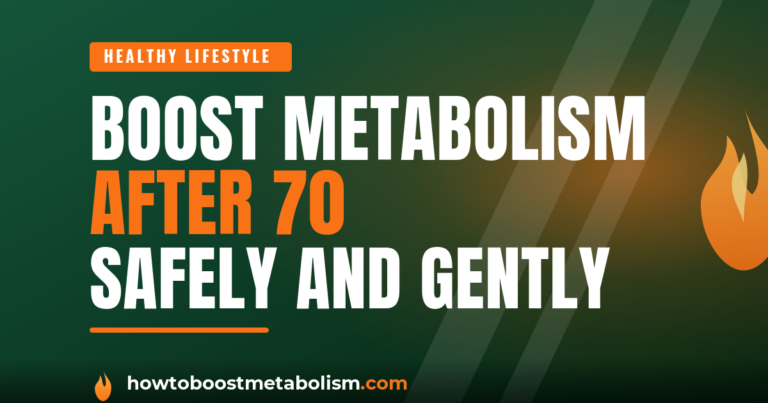 boost metabolism after 70 - active senior over 70 walking outdoors