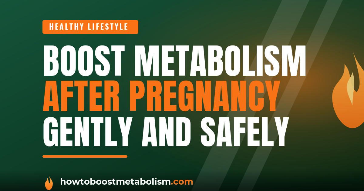 boost metabolism after pregnancy - new parent taking a gentle stroller walk