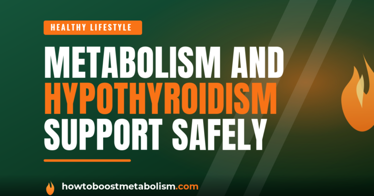 boost metabolism with hypothyroidism - balanced healthy meal alongside medical care