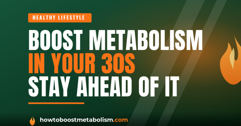 boost metabolism in your 30s - busy 30-something prepping a healthy meal