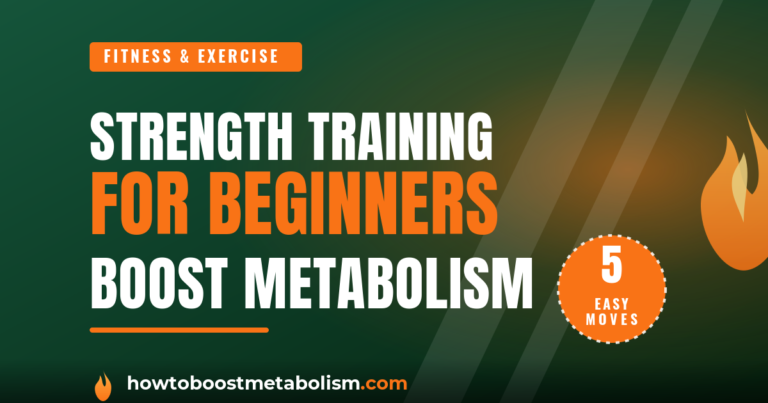 strength training for beginners - bodyweight squat to boost metabolism
