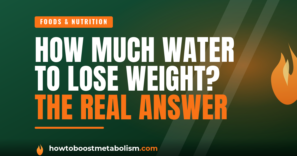 How much water to drink to lose weight — water bottle with measurement marks
