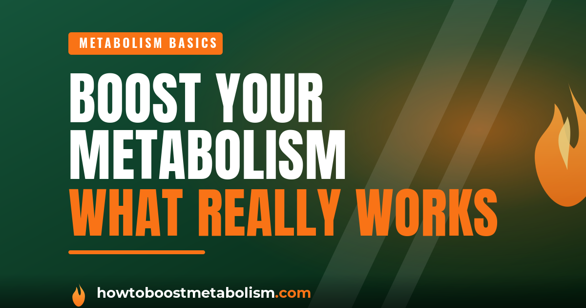 How to boost your metabolism — what actually works, cover graphic