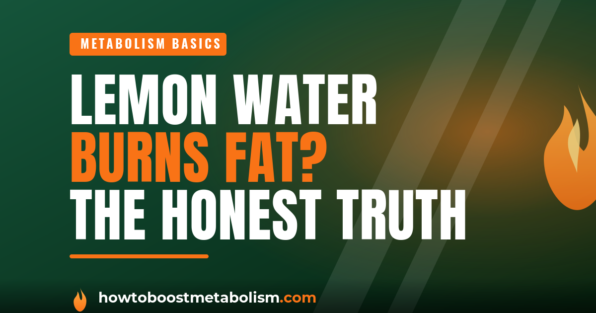 Does lemon water boost metabolism - glass of warm lemon water in the morning
