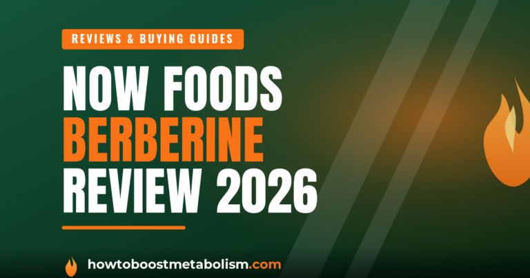 NOW Foods Berberine review - NOW Foods berberine supplement bottle