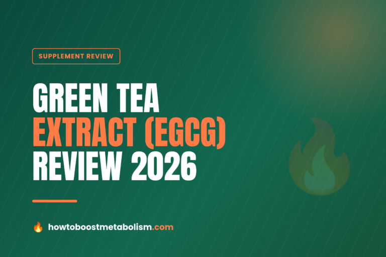NOW Foods EGCg green tea extract for metabolism review