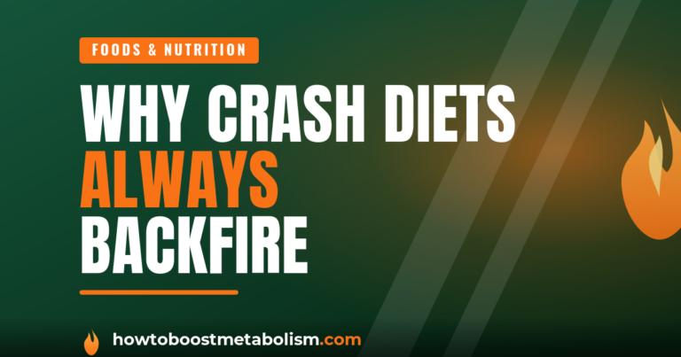 Why crash diets fail - empty plate versus a balanced plate comparison