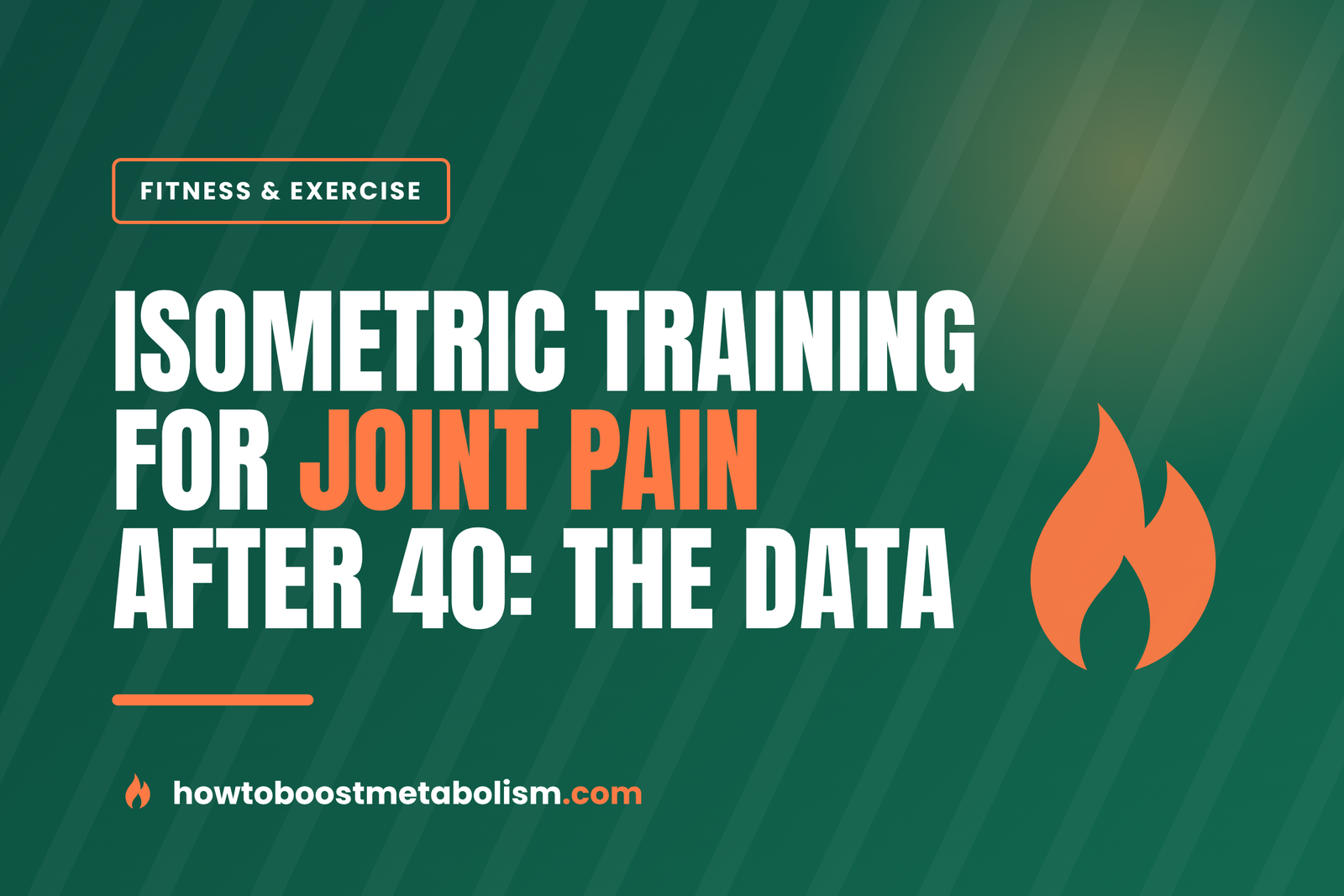 Isometric Training for Joint Pain After 40