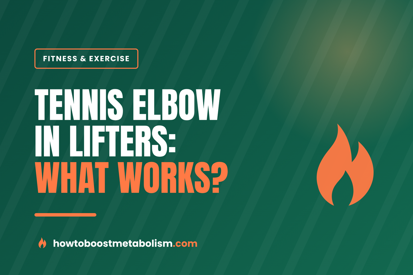 Tennis Elbow in Lifters: What Actually Works